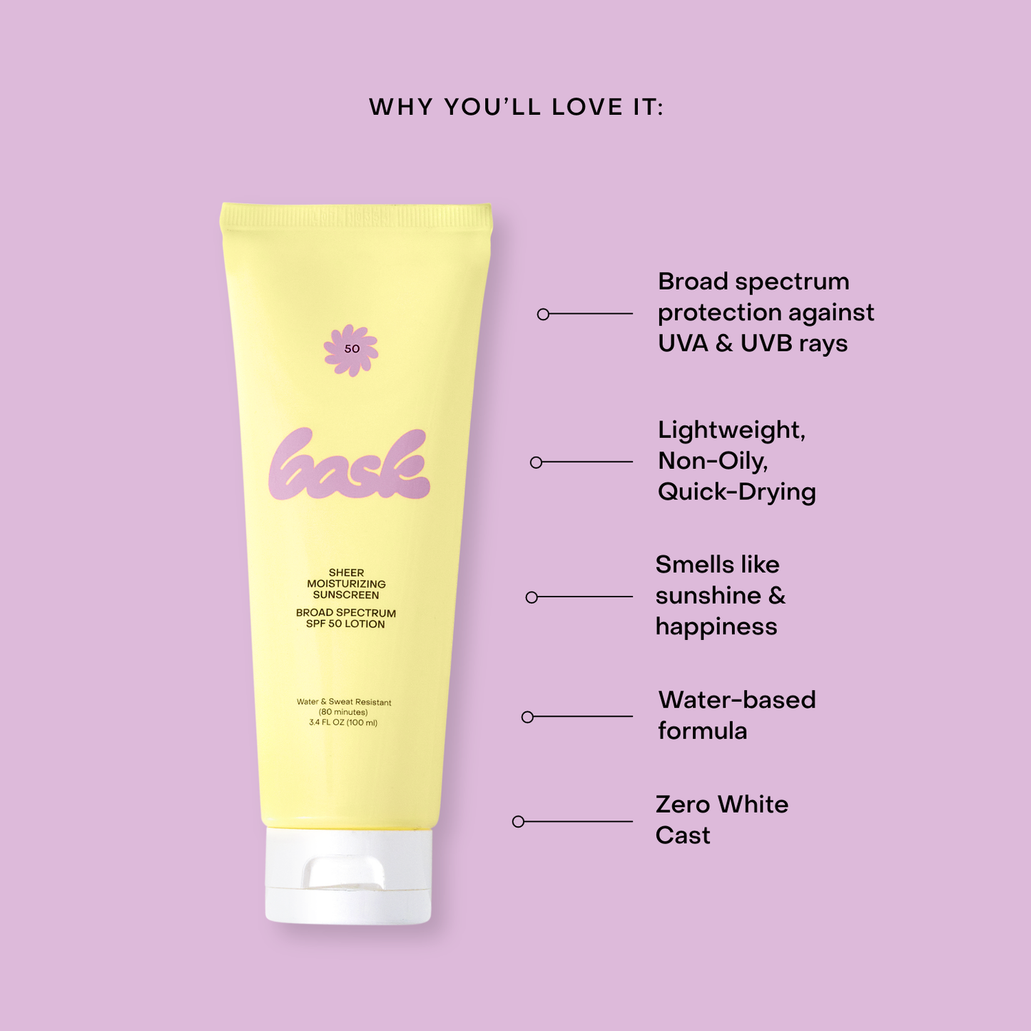 Travel Size SPF 50 Lotion Sunscreen