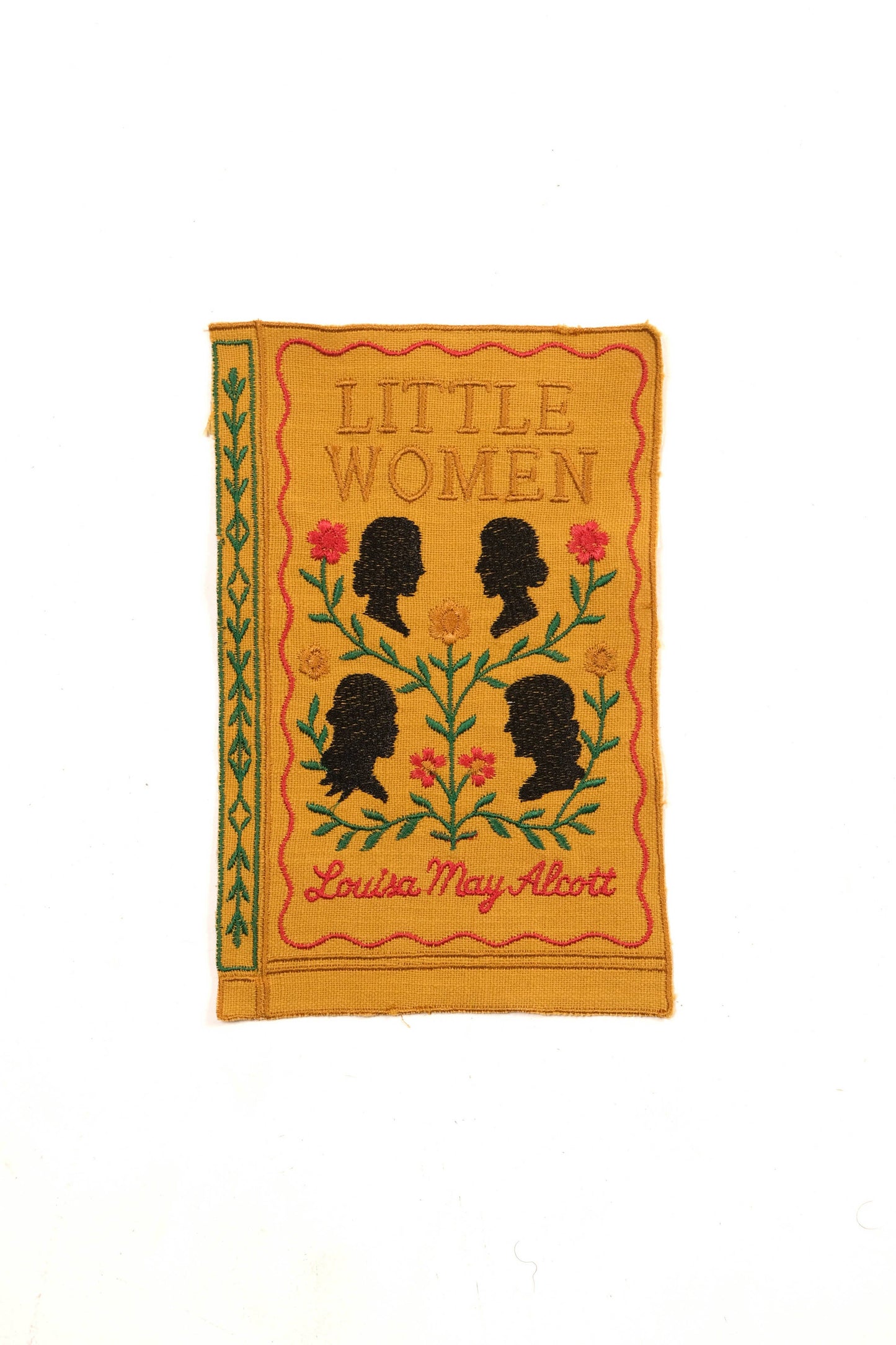 Literary Heroines Embroidered Cocktail Napkins, Set of 4