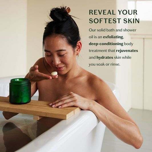 Sleep Pebble | Deep Moisturizing Solid Bath & Shower Oil