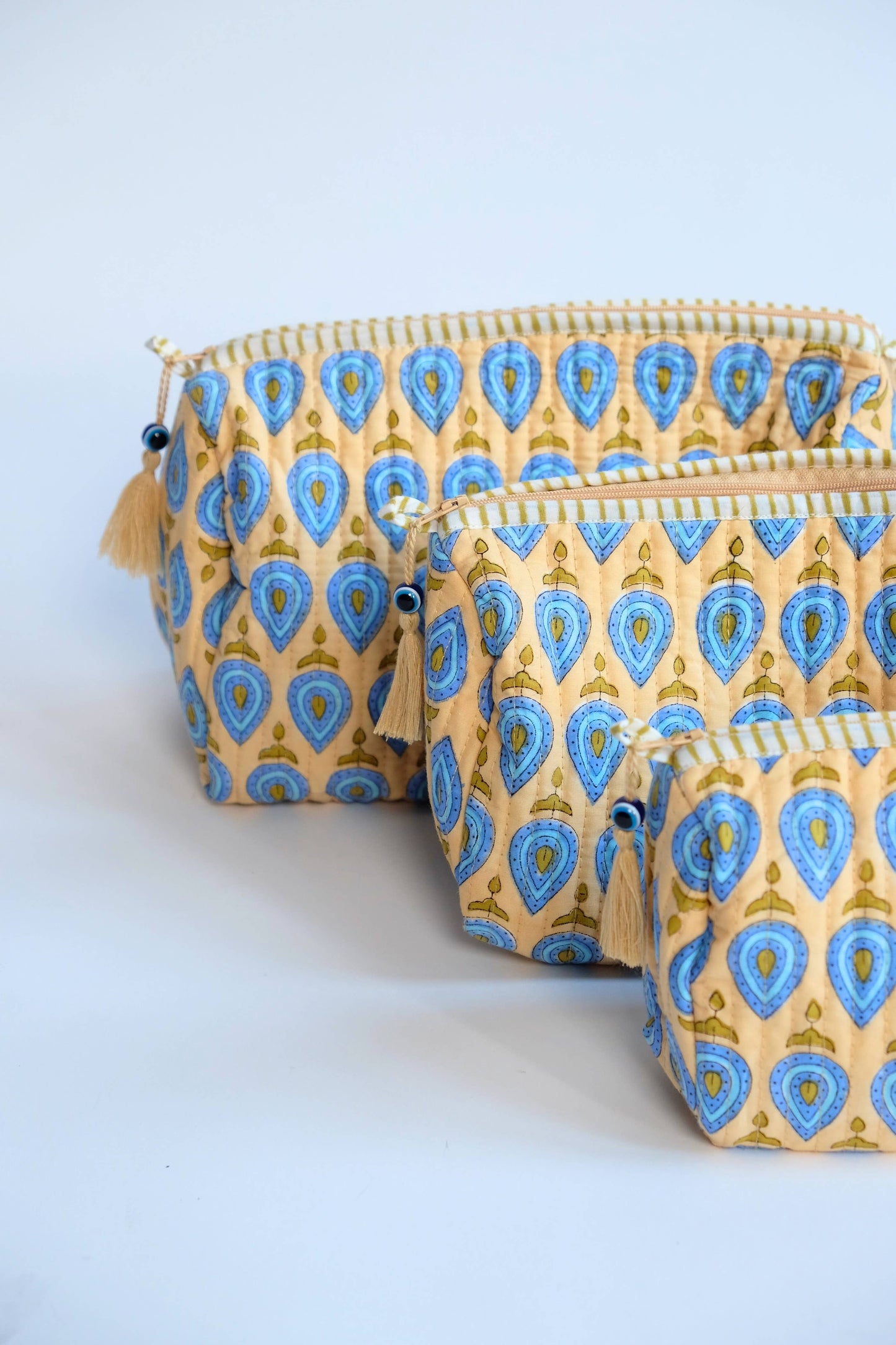 Evil Eye Charm Toiletry Bag