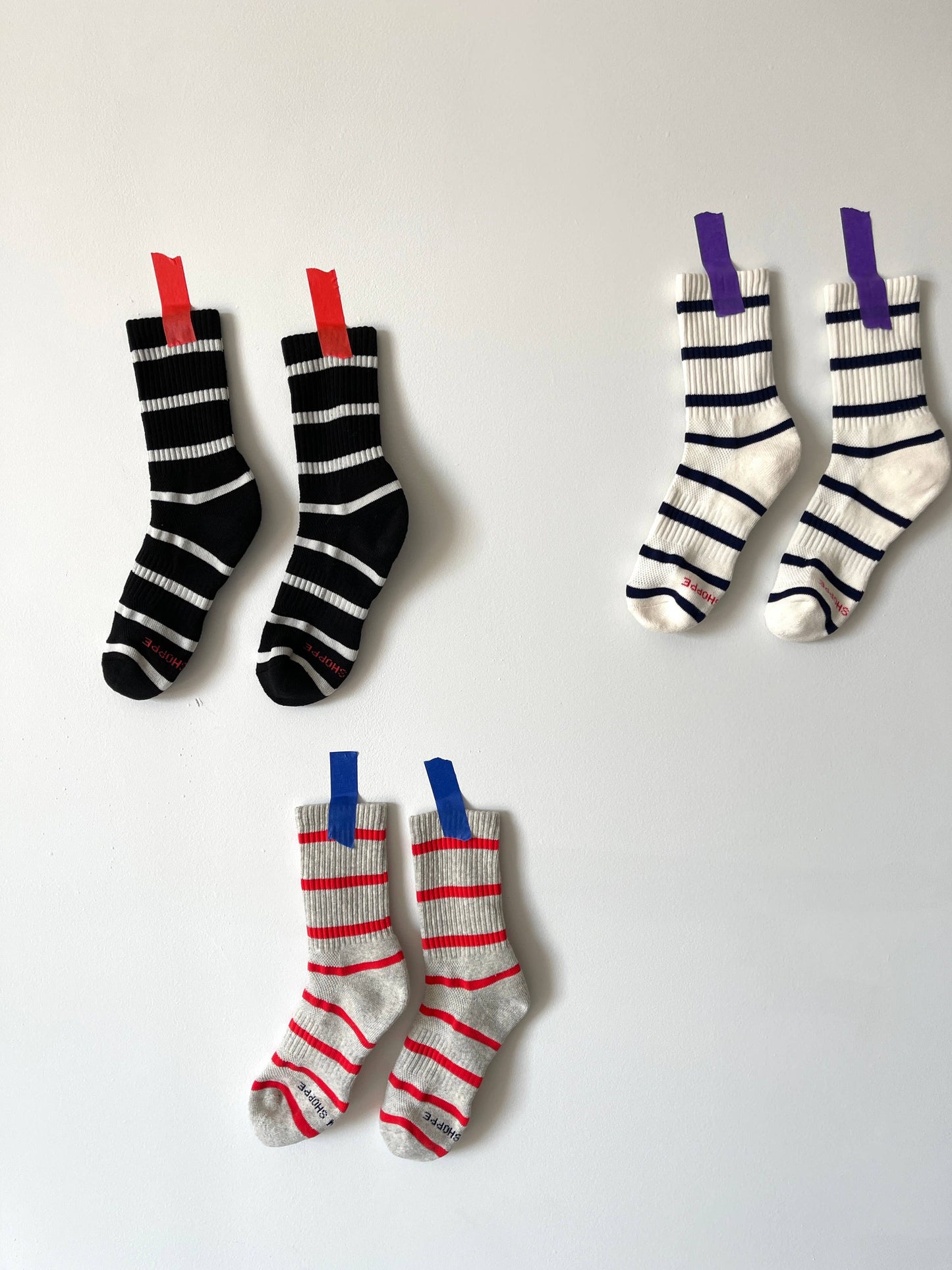 Stripe Boyfriend Socks
