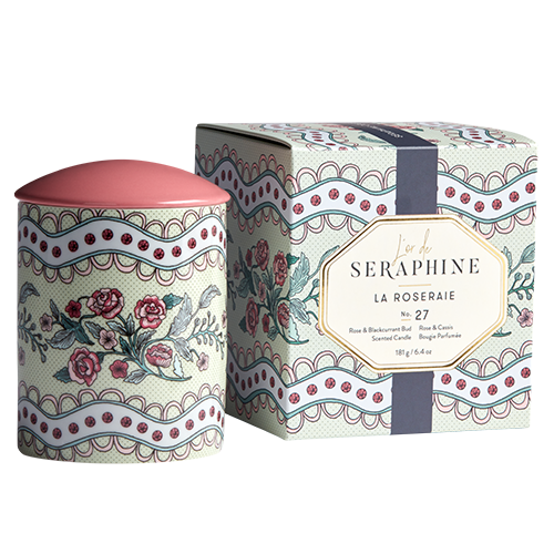 La Roseraie Large Ceramic Jar Candle
