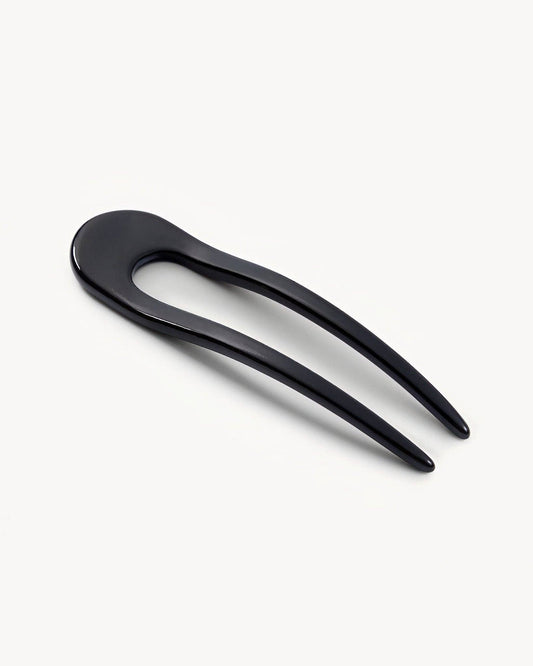 French Hair Pin in Black