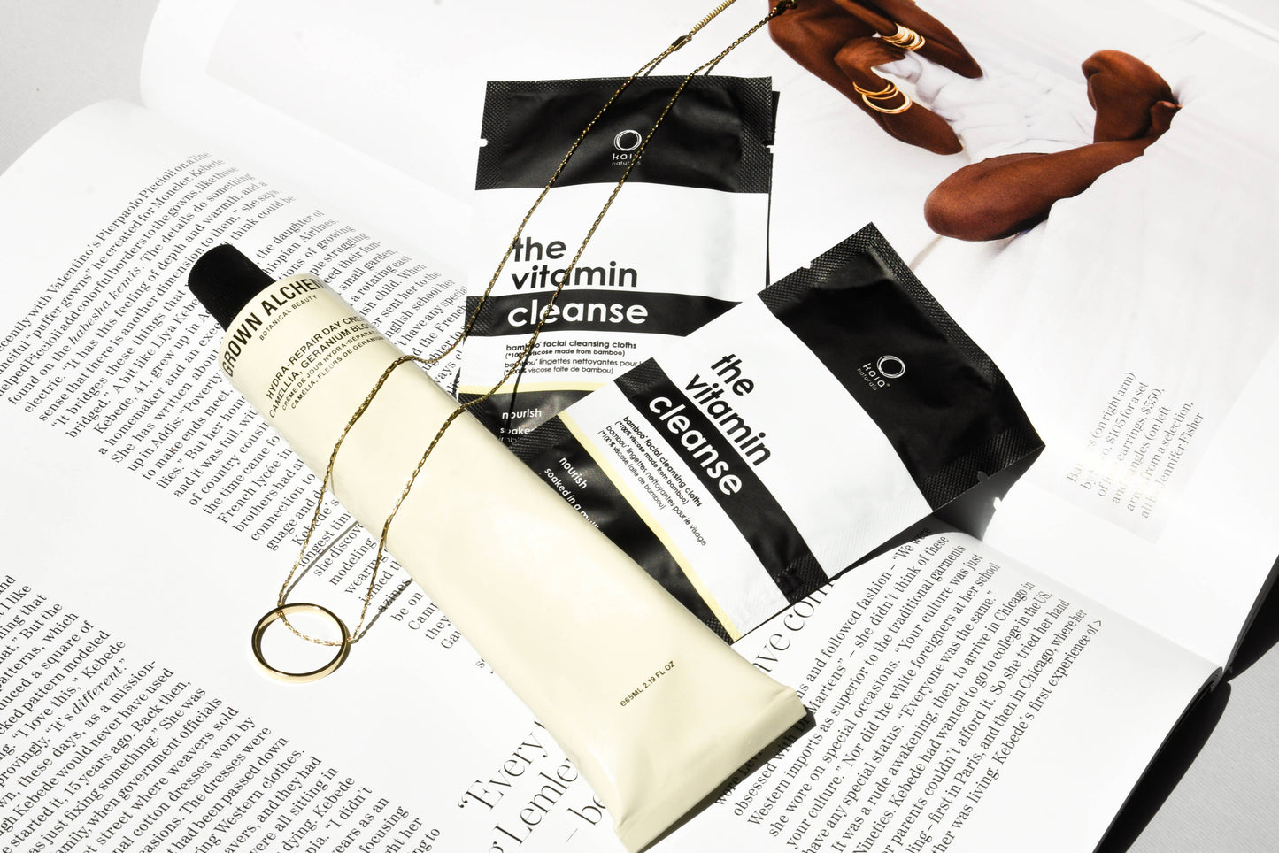 The vitamin cleanse cloths