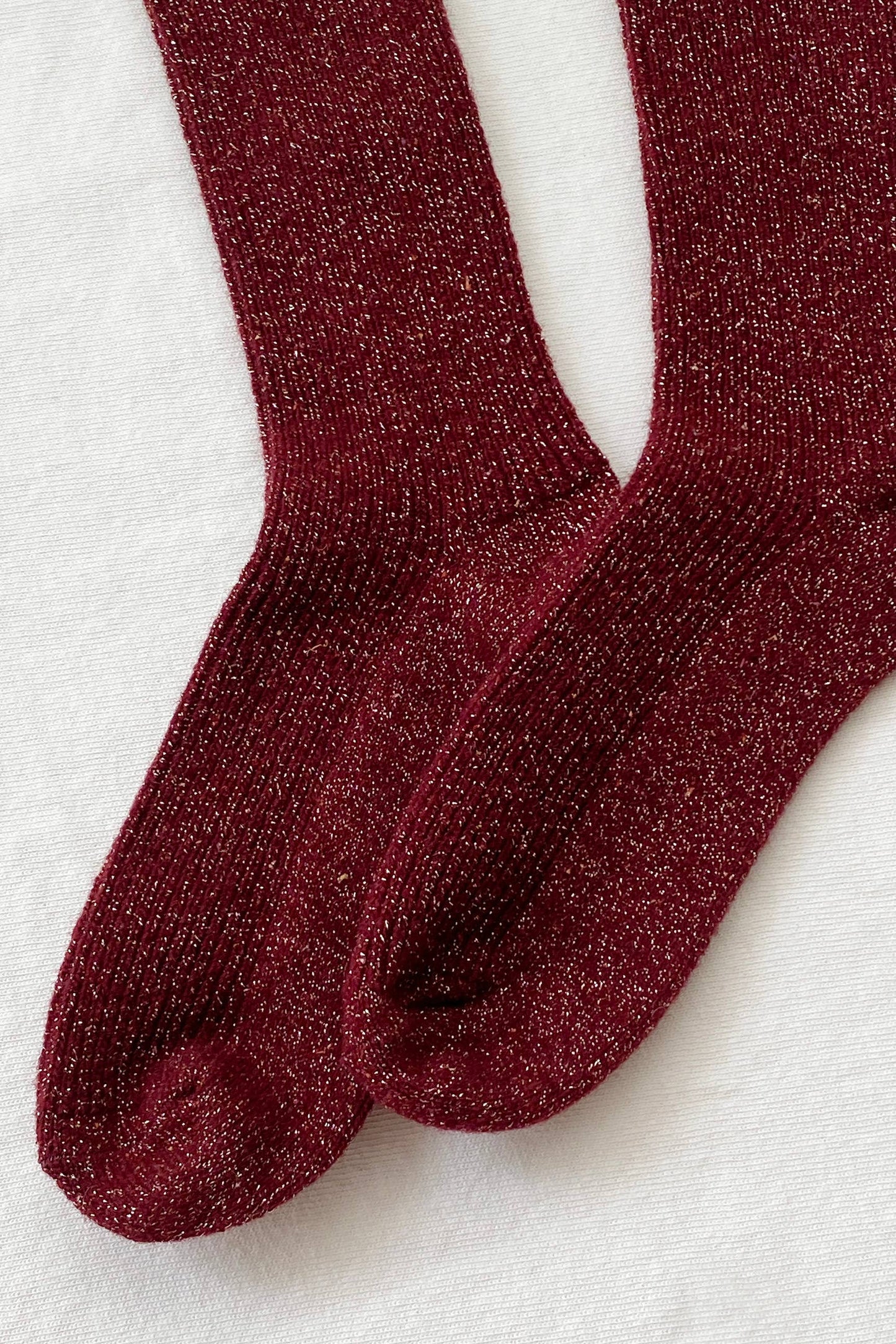 Starry Night Winter Sparkle Socks