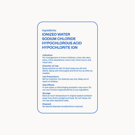 Hypochlorous Acid Spray