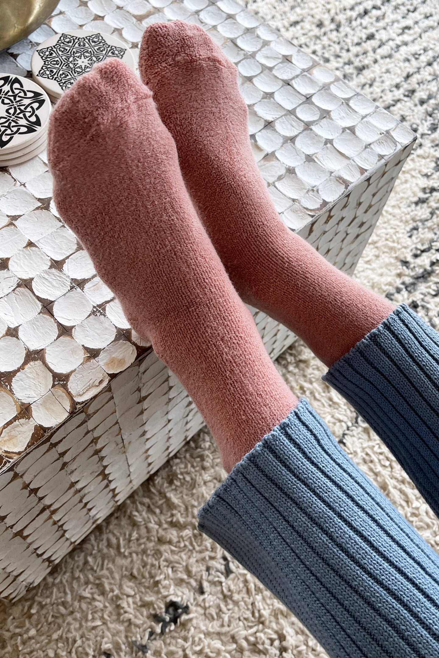 Heather Grey Cloud Socks