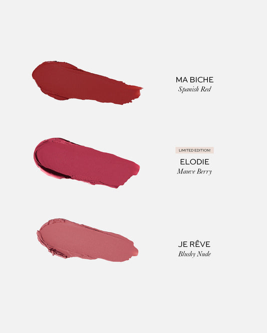 Petite LIp Suede Matte Lipstick Trio