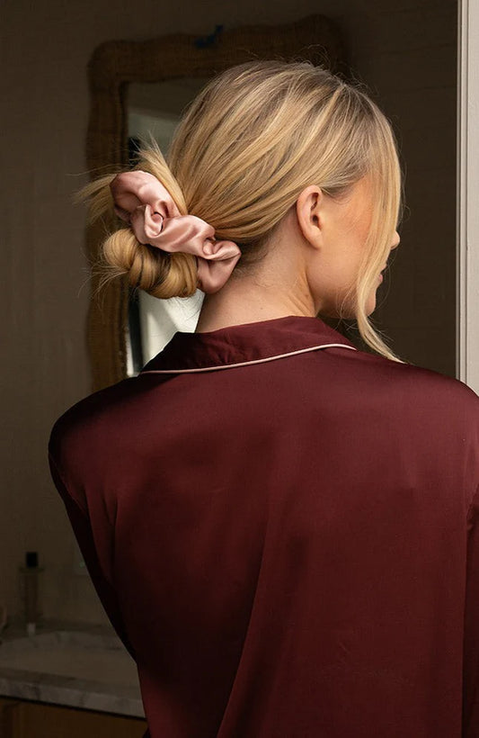 Silk Charmeuse Large Scrunchie