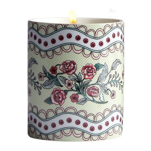 La Roseraie Large Ceramic Jar Candle