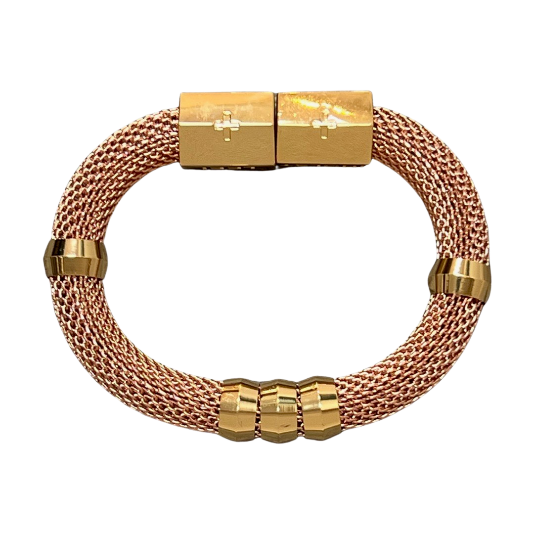 Mesh Classic Rose Gold Bracelet