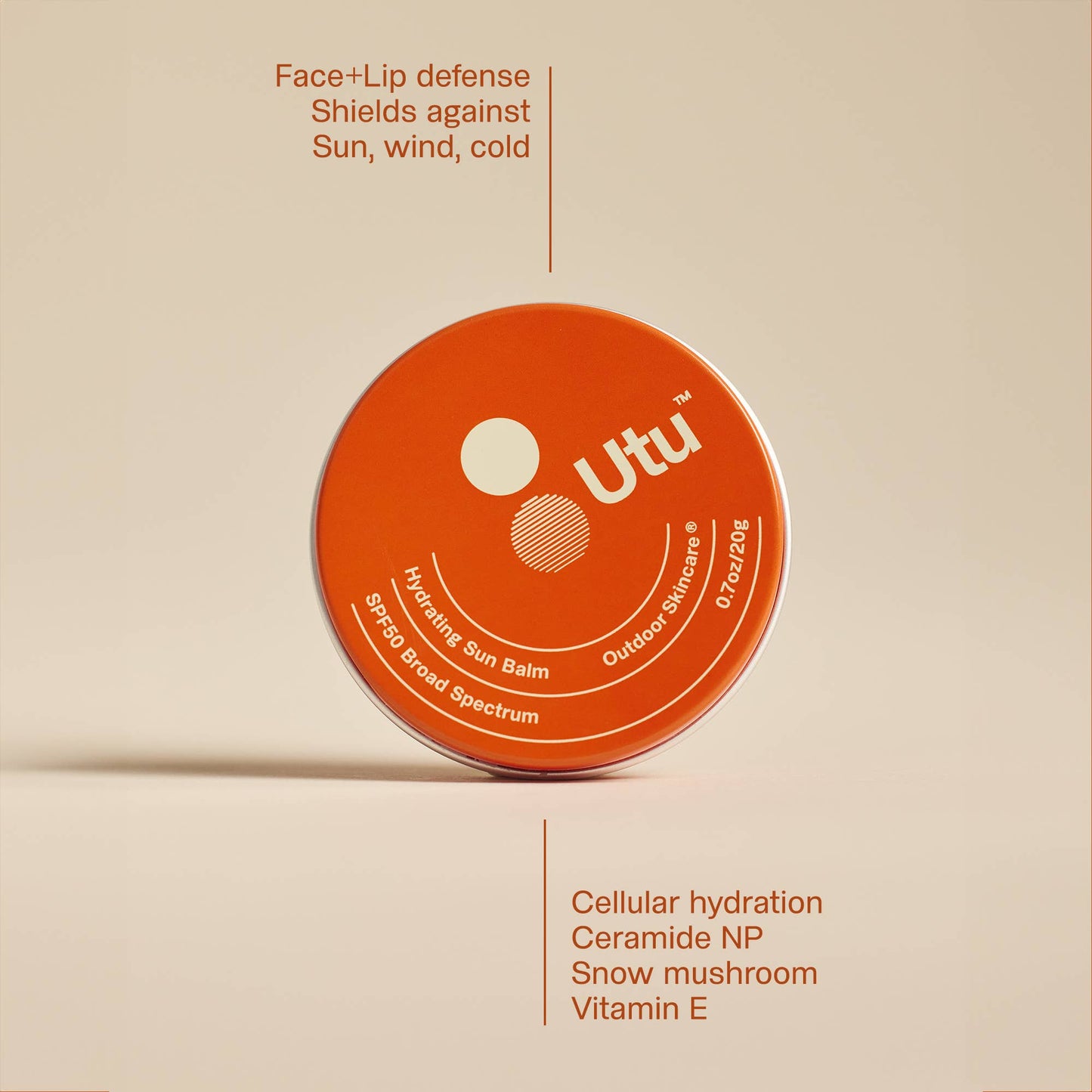 SPF50 Hydrating Sun Balm  Face & Lip Protector