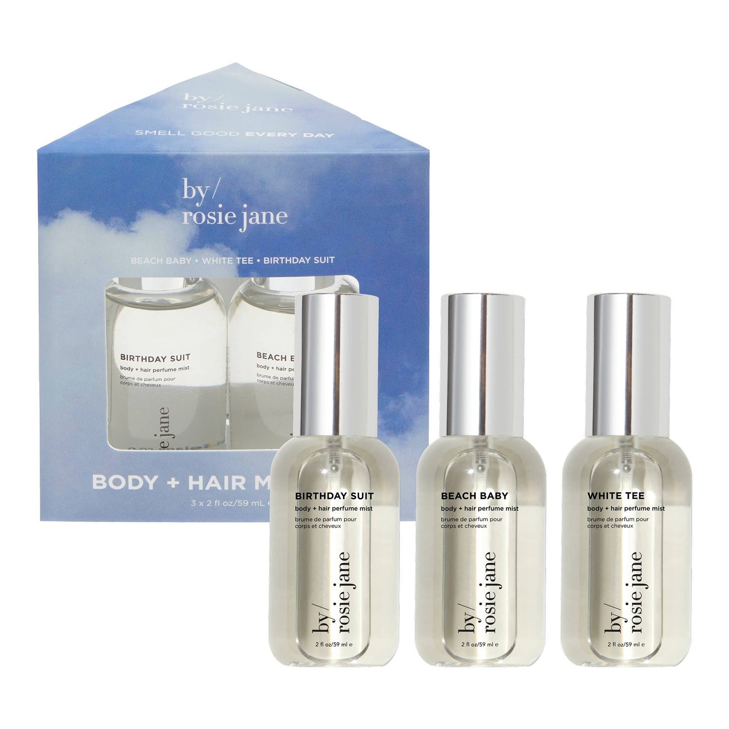 BODY + HAIR MIST holiday trio gift set