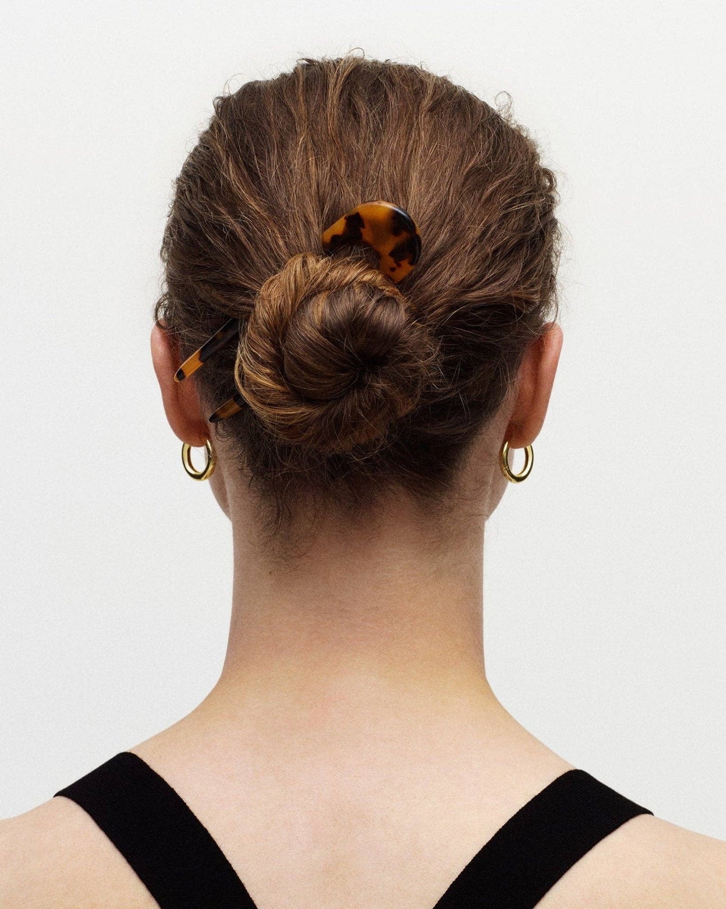 French Hair Pin in Black