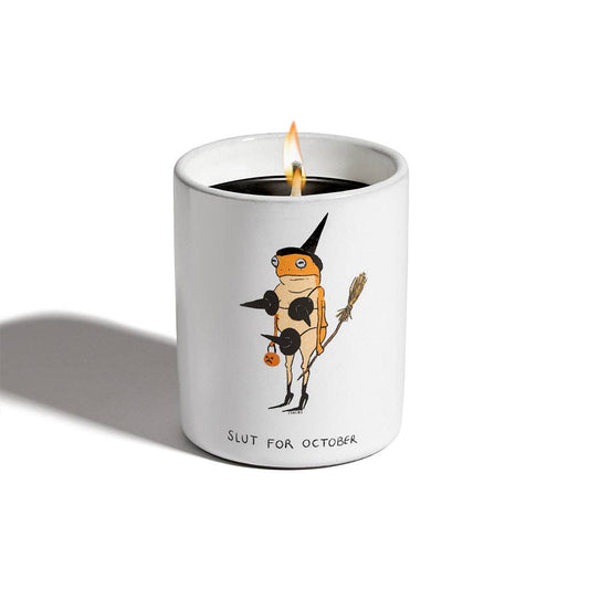 SLUT FOR OCTOBER Candle