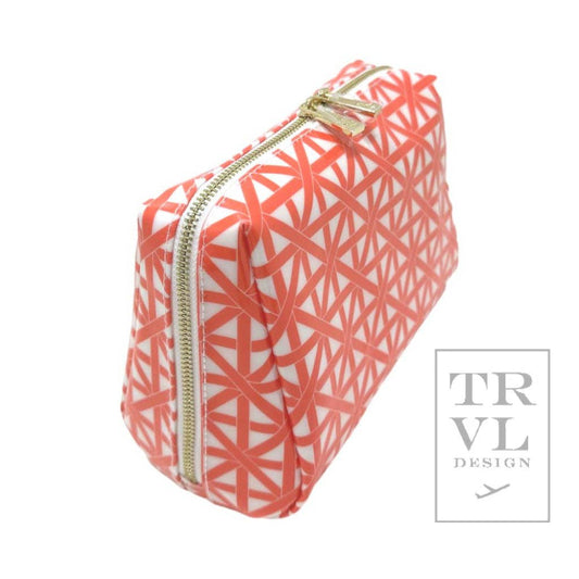Luxe Gloss Double Zip Med - Trellis Coral