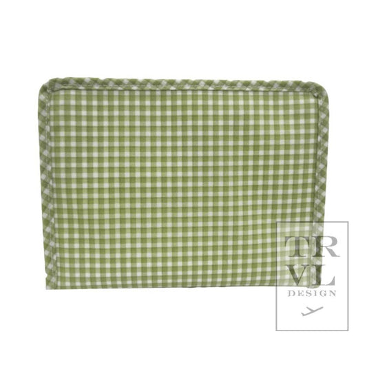 Roadie Medium - Rodeo Check Cactus Zip Pouch