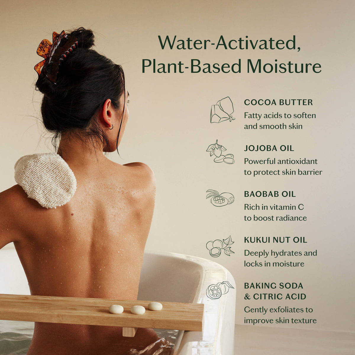 Palo Santo & Vetiver Pebble | Bath & Shower Oil