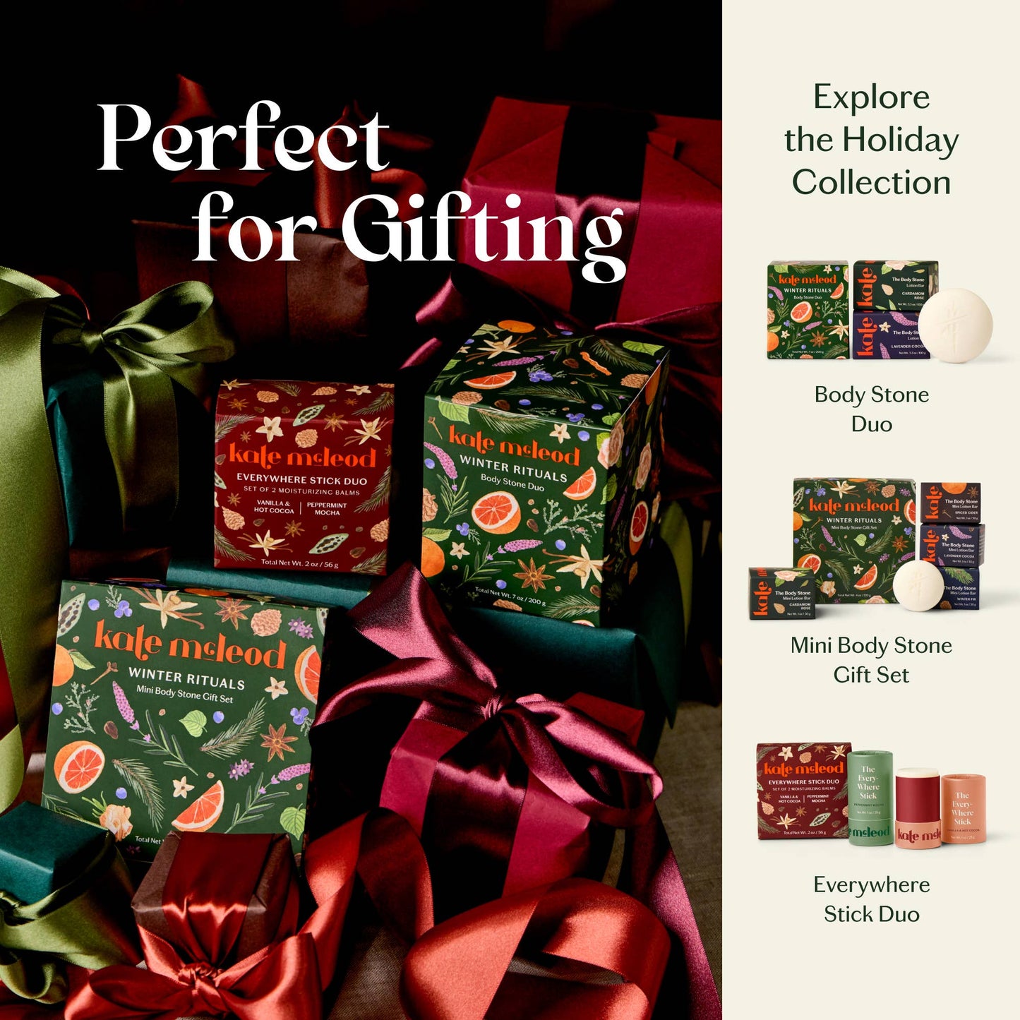 Winter Rituals Mini Body Stone Gift Set