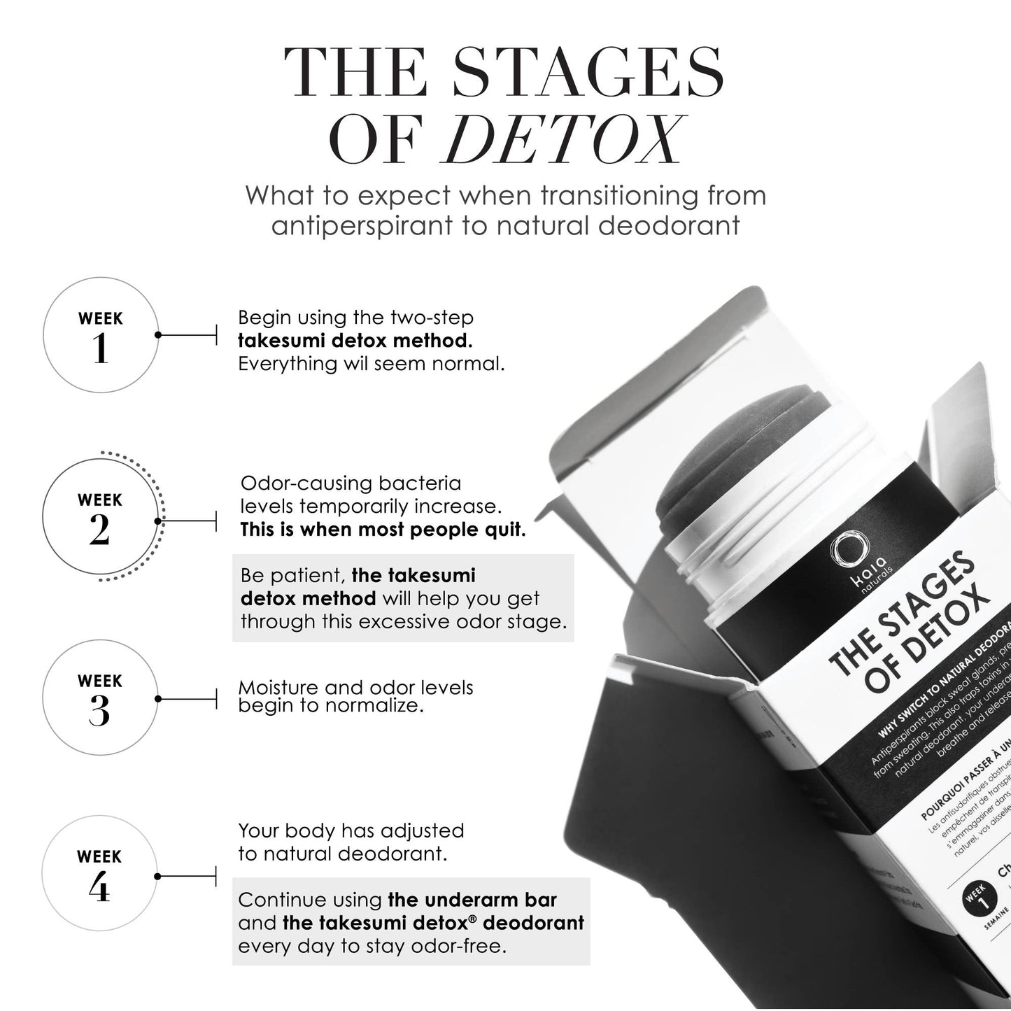 The takesumi charcoal detox deodorant