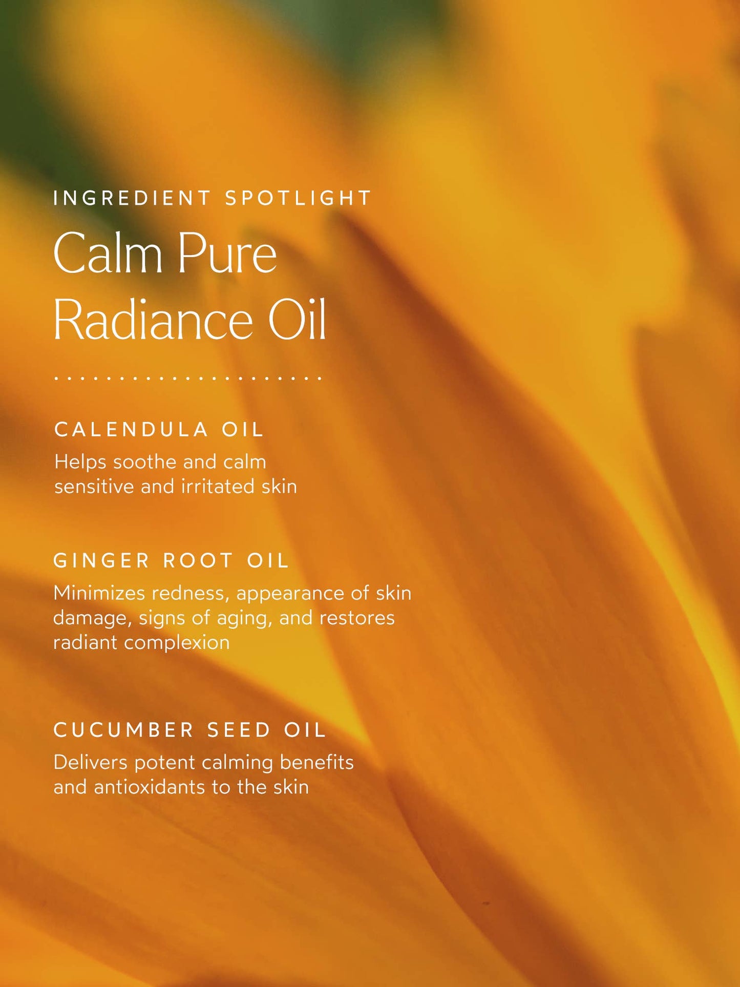 Calm Pure Radiance Oil