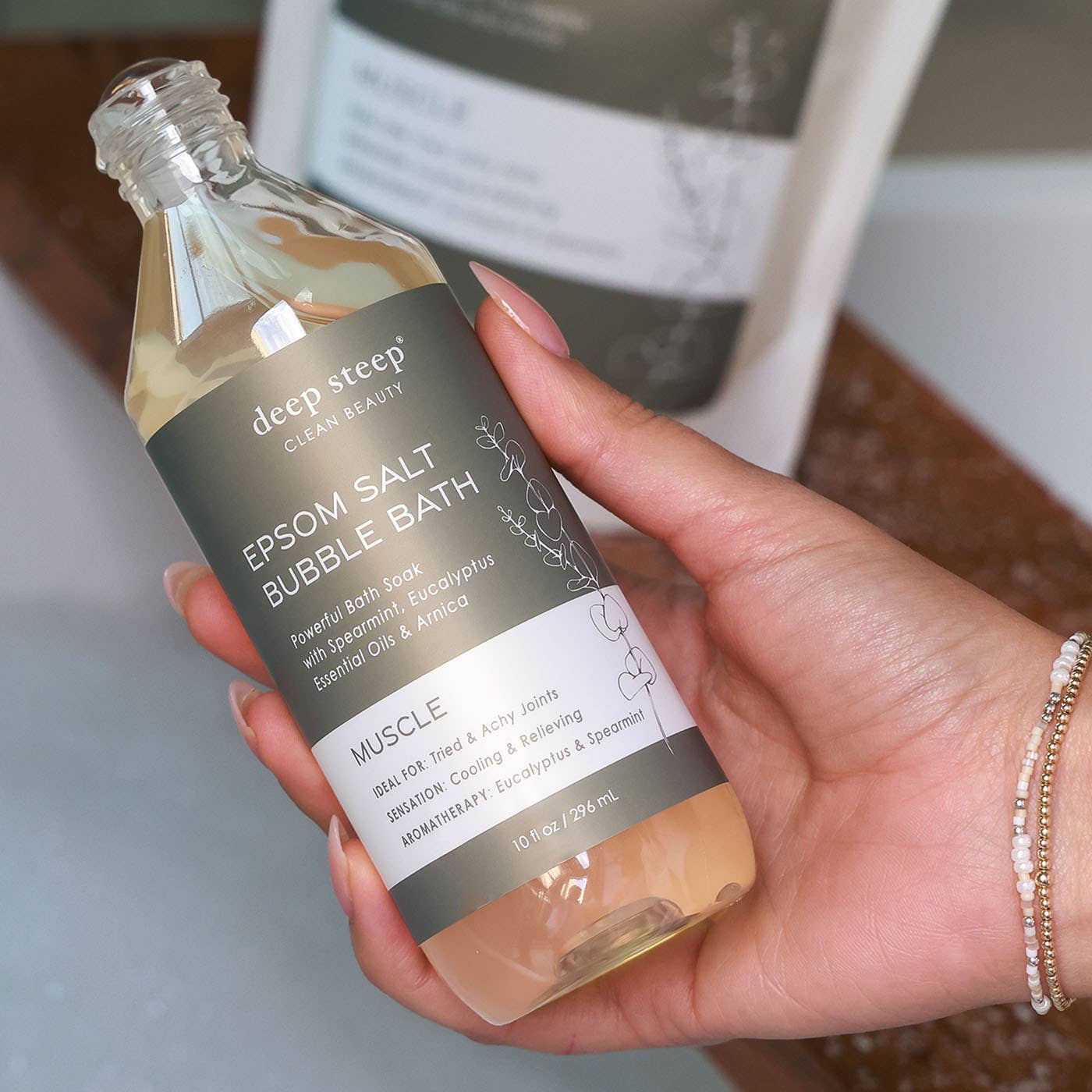 Muscle Epsom Salt Bubble Bath
