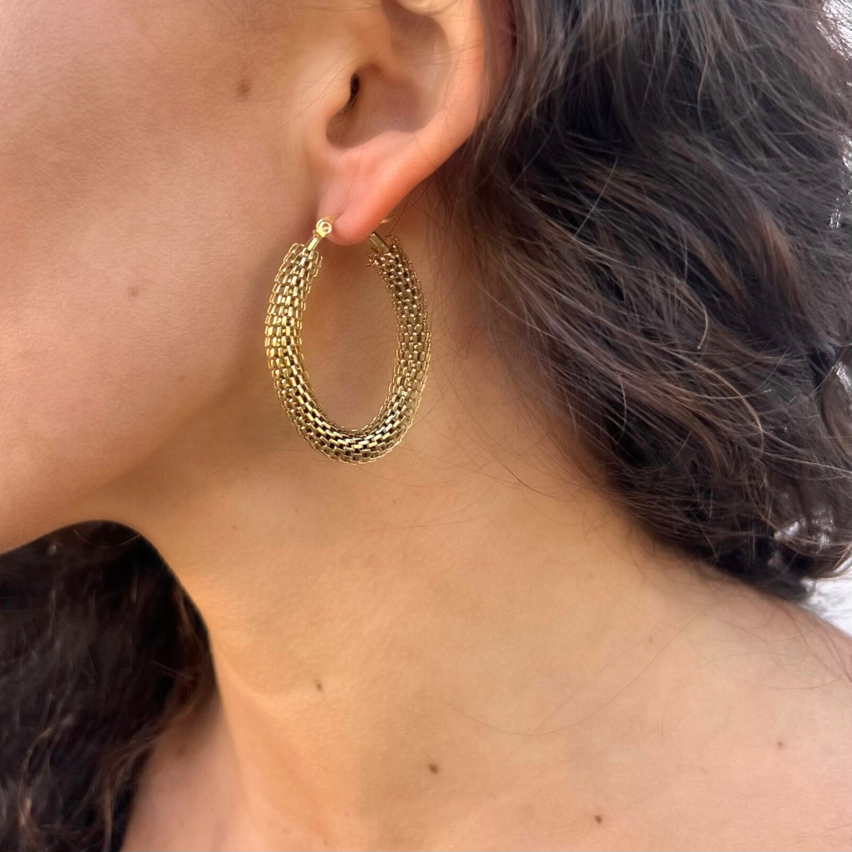 Oval Mesh Hoops