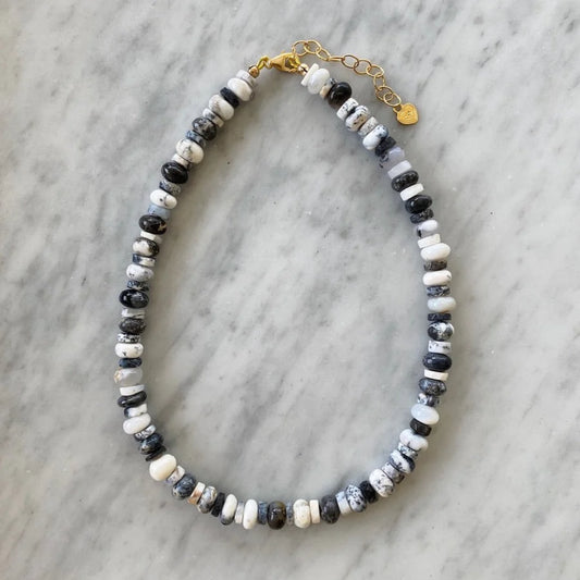 Dendrite Opal Gemstone Necklace