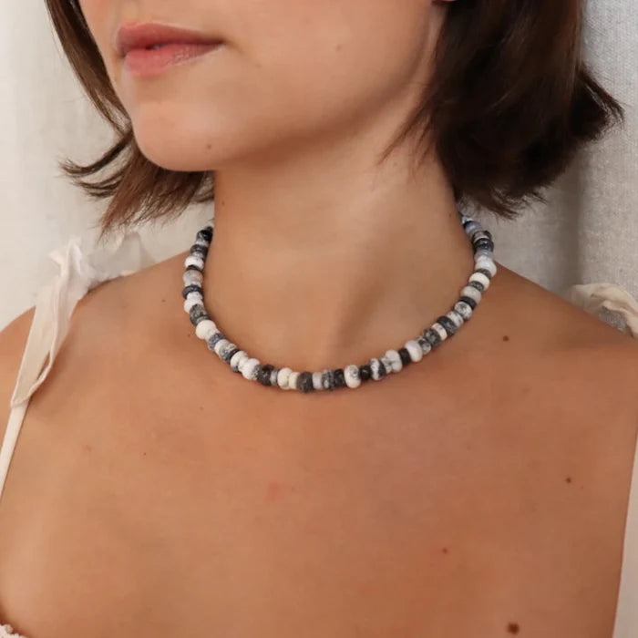 Dendrite Opal Gemstone Necklace