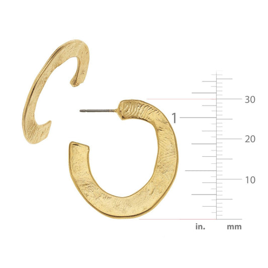 Small Gold Hoop Earrings