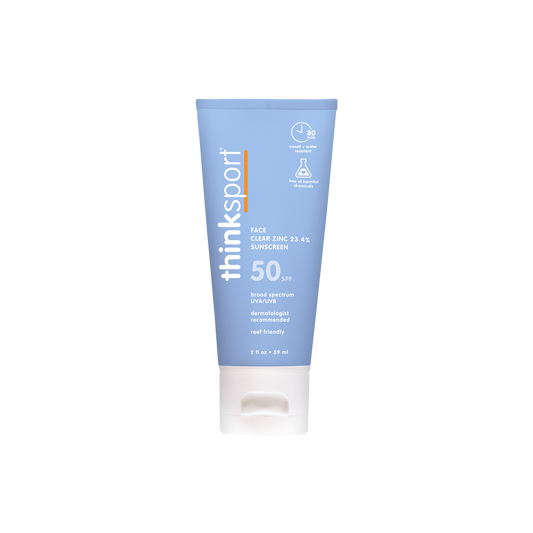 Think Sport SPF 50 Clear Zinc Active Face, EWG #2