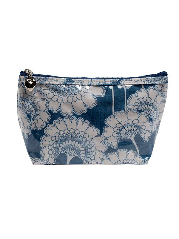Blue Fans Small Cosmetic Bag
