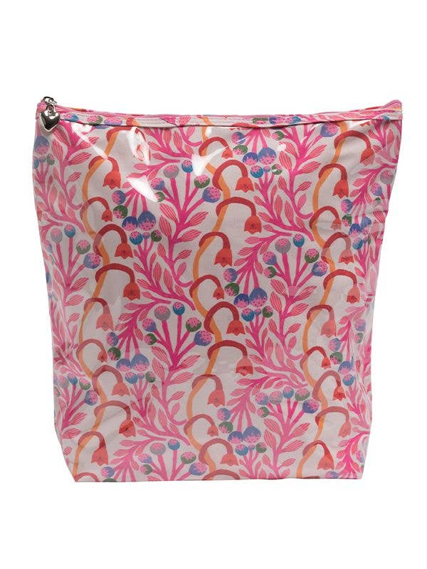 Strawberry Vine Large Cosmetic Bag