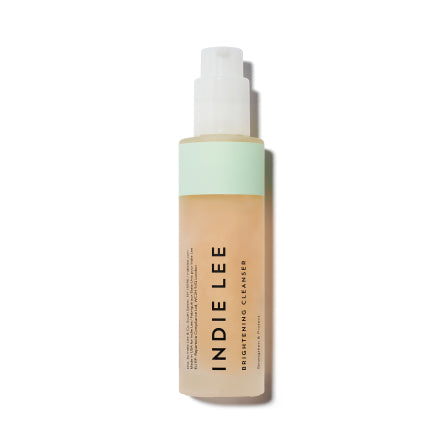 indie lee brightening cleanser clean beauty foaming cleanser sulfate free face wash 